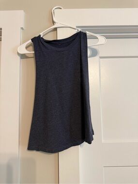 Sleeveless Navy Tank Top - Lightweight Everyday Staple